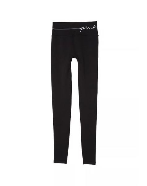 Леггинсы Pink by Victoria's Secret черные SEAMLESS CLASSIC LEGGINGS 8466 фото