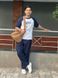 Джинсы Uniqlo темно-синие Wide Tapered Jeans 77961 фото 8