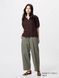 Брюки Uniqlo зелені Linen Cotton Tapered Trousers 8130 фото 1