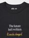Футболка Uniqlo чорна Universal Movies UT Graphic T-Shirt (Back to the Future)  75001111 фото 4