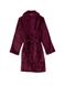 Халат Victoria's Secret бордовый Short Cozy Robe  6880 фото 3