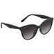 Солнцезащитные очки Salvatore Ferragamo черные 54mm Cat Eye Sunglasses 8073 фото 2