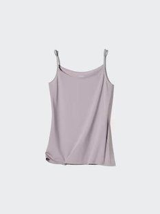 Майка Uniqlo бежевая AIRISM CAMISOLE TOP 6882 фото