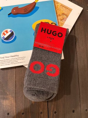 Носки HUGO высокие 2 пары 6388 фото