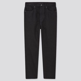 Черные джинсы с высокой посадкой Uniqlo 5171 фото