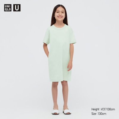 Платье Uniqlo на девочку светло-салатовое 5415 фото