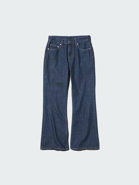 Джинсы Uniqlo темно-синие Bootcut Jeans 8401111 фото