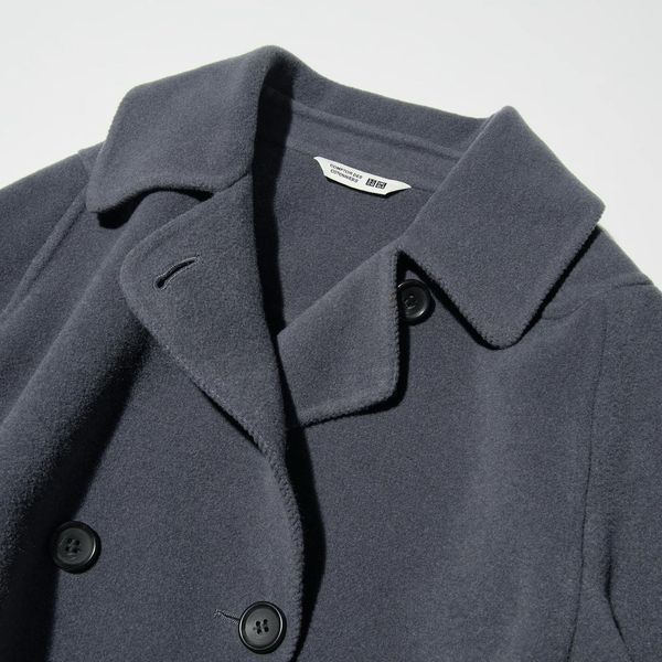 Пальто Uniqlo+COMPTOIR DES COTONNIERS сiре Double Face Half Coat | Relaxed 7077 фото