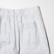 Брюки Uniqlo сірі в смужку Linen Cotton Tapered Pants | Striped 8127 фото 5