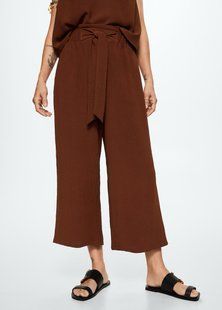 Кюлоти Mango теракотовi Bow culottes pants 7300 фото