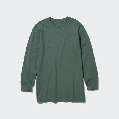 Лонгслив Uniqlo зеленый из серии HEATTECH (Extra Warm)ив 6774 фото