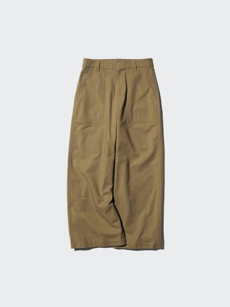 Брюки Uniqlo чорні Cotton Canvas Utility Trousers 8476 фото