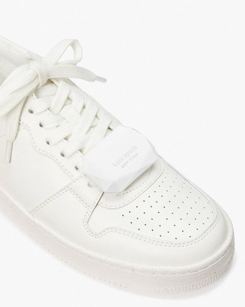 Кеди Kate Spade New York шкіряні білі Bolt Gem 799211 фото