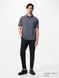 Футболка-поло Uniqlo темно-сiра AIRism Cotton Full Open Polo Shirt  7502 фото 3