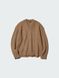 Светр Uniqlo коричневий Fluffy V-Neck Sweater 8189 фото 3