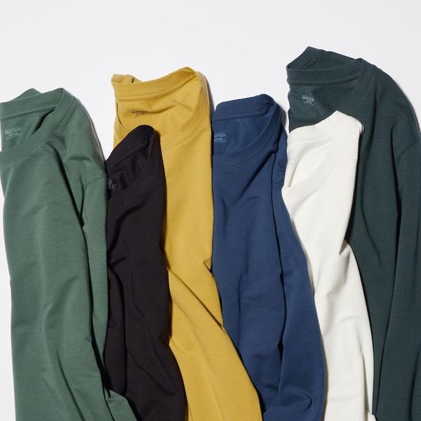 Лонгслив Uniqlo зеленый из серии HEATTECH (Extra Warm)ив 6774 фото