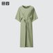 Сукня Uniqlo U оливкова 3Way Seersucker Short-Sleeve Dress 66961 фото 4