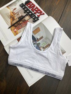 Детский бралетт от Calvin Klein белый на девочку 5638 фото