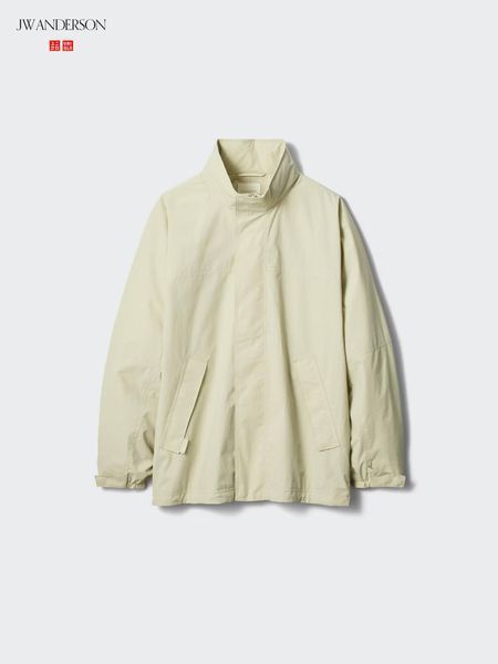 Вітрівка Uniqlo&JW Anderson оливкова Windproof Stand Blouson 8340 фото