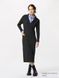 Платье Uniqlo черное Half-Zip Knit Dress 7517 фото 1