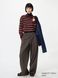 Брюки Uniqlo темно-коричневі  Brushed Jersey Wide Pants 8228 фото 1