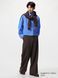 Брюки Uniqlo темно-коричневі  Brushed Jersey Wide Pants 8228 фото 2