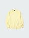 Светр Uniqlo жовтий Washable Cotton Crew Neck Jumper 8259 фото 3