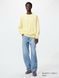 Светр Uniqlo жовтий Washable Cotton Crew Neck Jumper 8259 фото 2