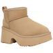 Зимовi UGG свiтло-бежевi Classic Ultra Mini New Heights Platform Boot  8598 фото 5