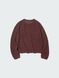 Джемпер Uniqlo коричневый 3D Knit Seamless Mesh Crew Neck Jumper 8473 фото 2