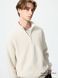 Светр Uniqlo білий Souffle Yarn Half-Zip Sweater 85031 фото 1