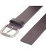 Ремінь HUGO темно-коричневий Berker Round Buckle Leather Belt 7426 фото 4