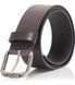 Ремінь HUGO темно-коричневий Berker Round Buckle Leather Belt 7426 фото 1