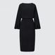 Сукня Uniqlo:С чорна BOAT NECK LONG SLEEVED KNITTED DRESS 6840 фото 3