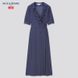 Платье Uniqlo+Ines De La Fressange темно-синее в мелкий горошек 6569 фото 1