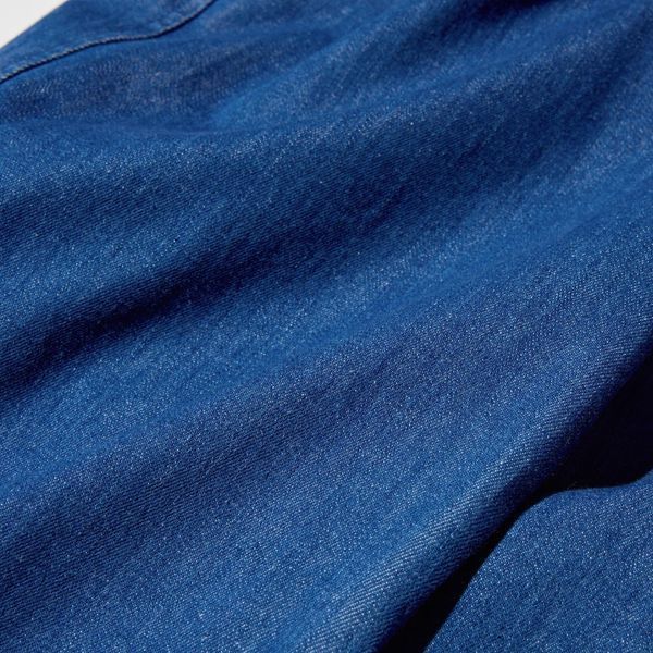 Брюки Uniqlo голубые Stretch Easy Ankle Trousers (Denim) 85331 фото