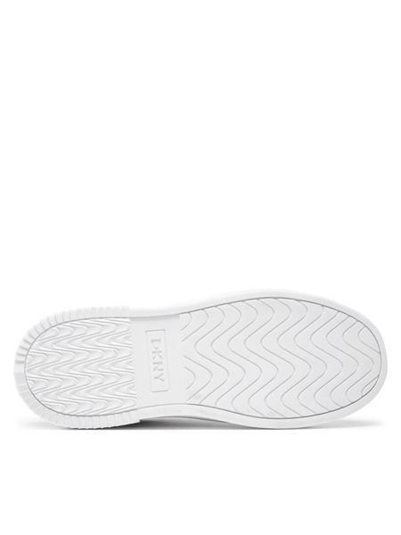 Снікерcи DKNY білі шкіряні Baylor Sneakers 78391 фото