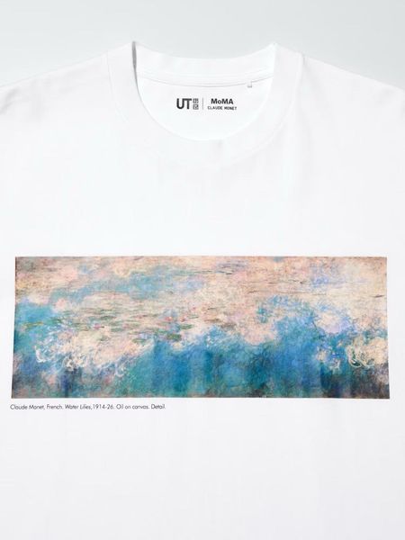 Футболка Uniqlo белая UT ARCHIVE MoMA Collection Graphic T-Shirt 8166 фото