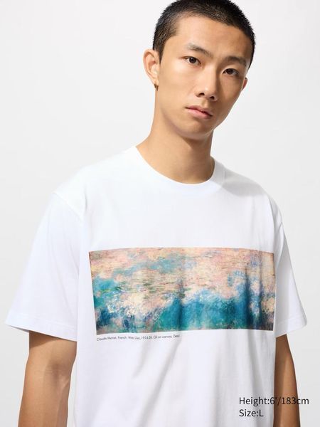 Футболка Uniqlo белая UT ARCHIVE MoMA Collection Graphic T-Shirt 8166 фото