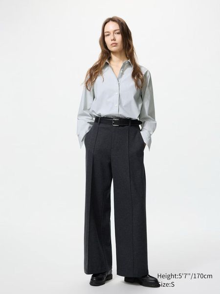 Костюм Uniqlo темно-серый Brushed Jersey 8196 фото