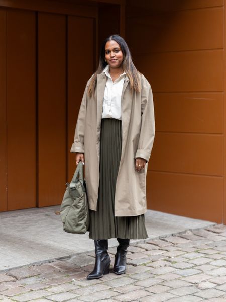 Пальто Uniqlo:C бежеве BLOCKTECH Single Breasted Coat 76161 фото