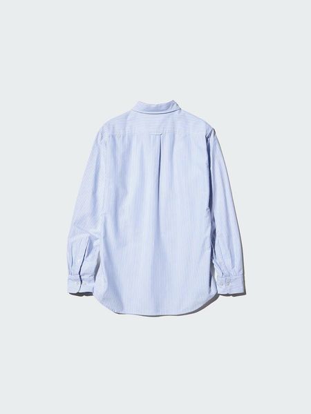 Сорочка Uniqlo жовта Oxford Slim Shirt | Striped 8282 фото