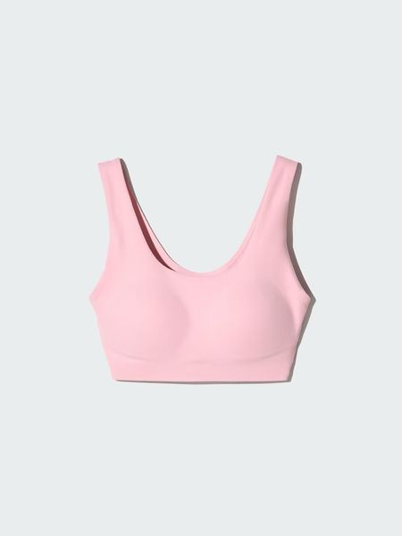 Топ спортивний Uniqlo рожевий Wireless Bra Active (AIRism) 8420 фото
