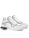 Снікерcи DKNY білі шкіряні Baylor Sneakers 78391 фото 1