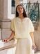 Блуза Uniqlo жовта Embroidery Half Sleeve Blouse 8364 фото 3