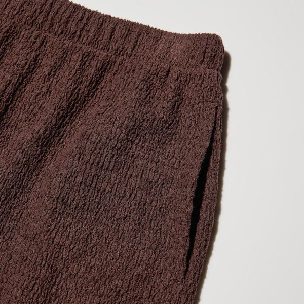 Брюки Uniqlo темно-синi Shirring Easy Trousers 8631 фото