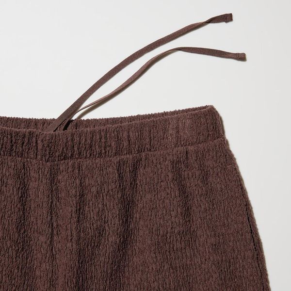 Брюки Uniqlo темно-синi Shirring Easy Trousers 8631 фото