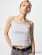Камисоль Uniqlo серая Mini Camisole Top (Stripe) 7651 фото 1