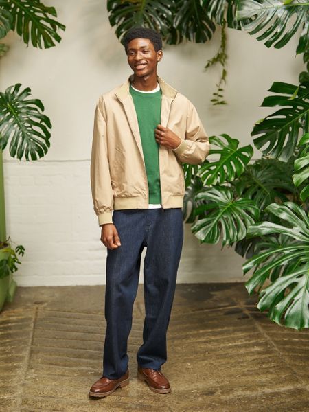 Светр Uniqlo зелений Washable Cotton Crew Neck Jumper 8265 фото