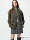 Рубашка Uniqlo оливковая вельветовая Corduroy Long Shirt Jacket 79081 фото 1